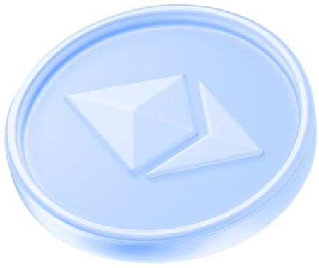 Ethereum coin illustration